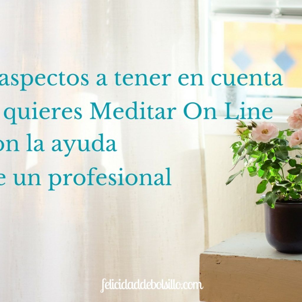 5 aspectos a tener en cuenta si quieres meditar on line